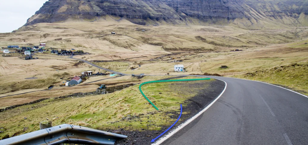 Parking-Startingpoint-Gásadalur-Bøur-Villagepath-Hiking