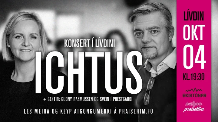 Ichtus at Lívdin – 4 October at 7:30 p.m.