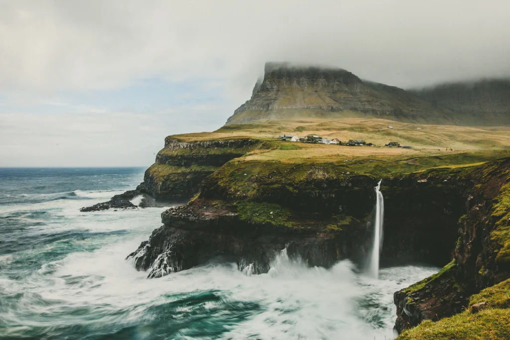 Múlafossur gásadalur vágar faroe islands